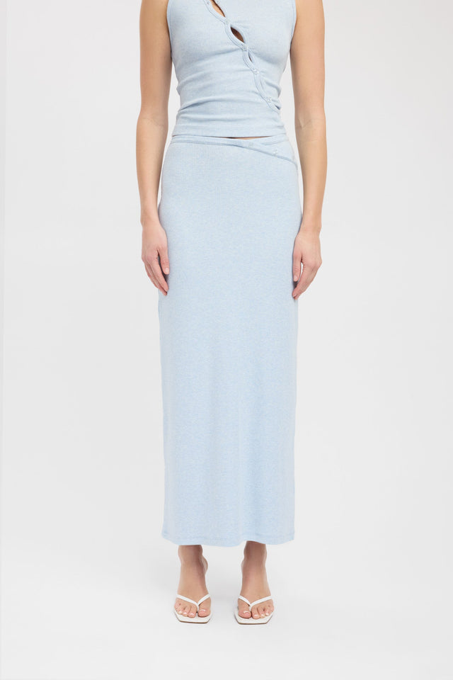 product Carter Maxi Skirt Kookai Straight Maxi light blue womens-skirts