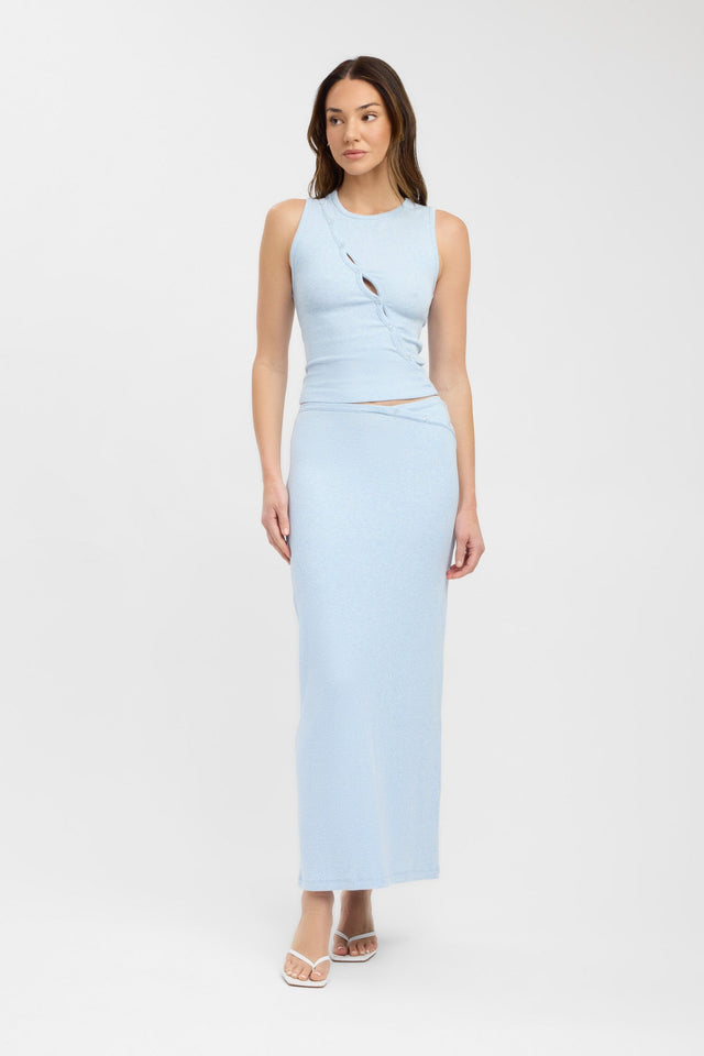 product Carter Maxi Skirt Kookai Straight Maxi light blue womens-skirts