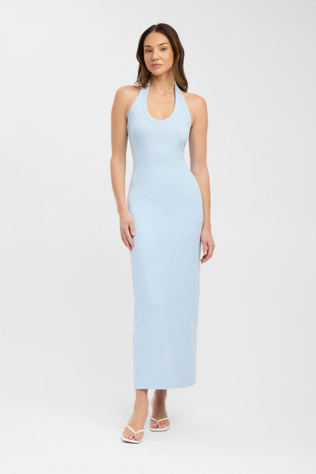 side Hadley Midi Dress Kookai Straight Midi Fitted Asymmetry white womens-dresses