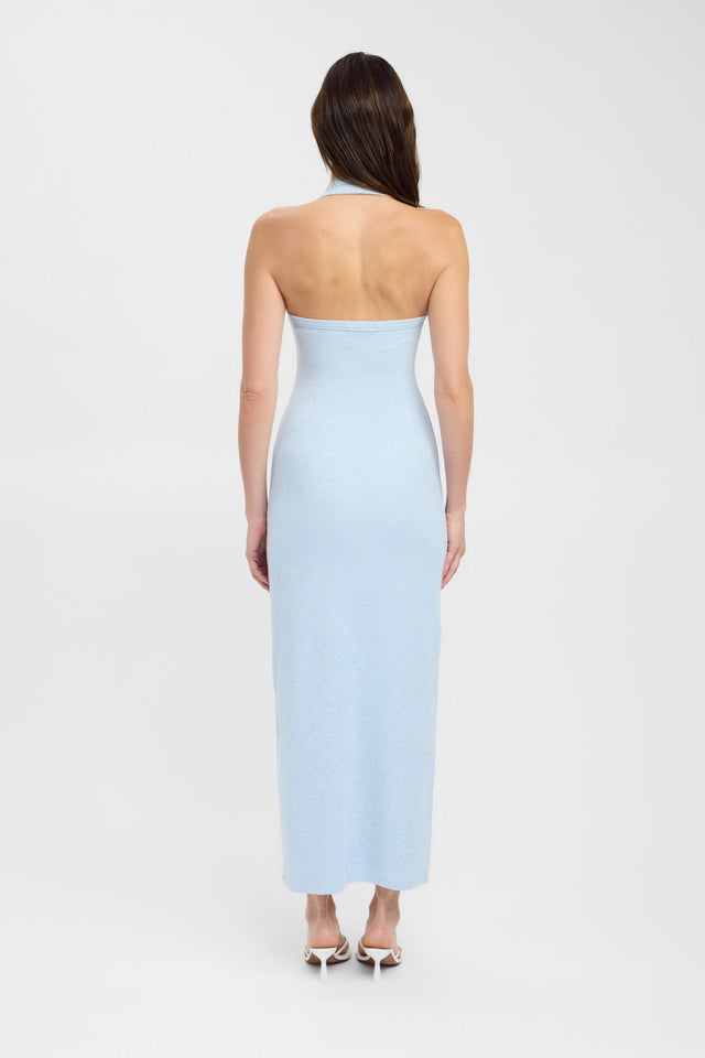 back Hadley Midi Dress Kookai Straight Midi Fitted Asymmetry white womens-dresses