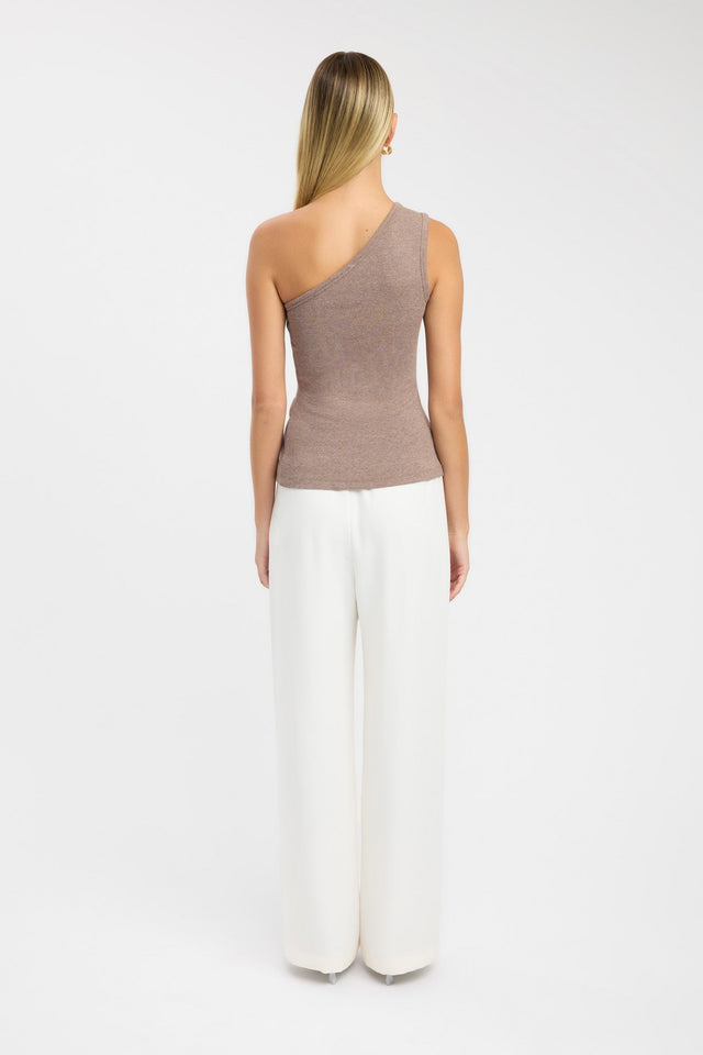 product Bennett Tank Kookai Fitted Asymmetry Sleeveless Womens-Blouse