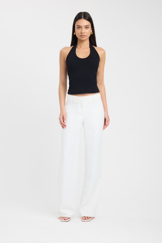 front Hadley Tank Kookai Fitted Roundneck Sleeveless Womens-Blouse