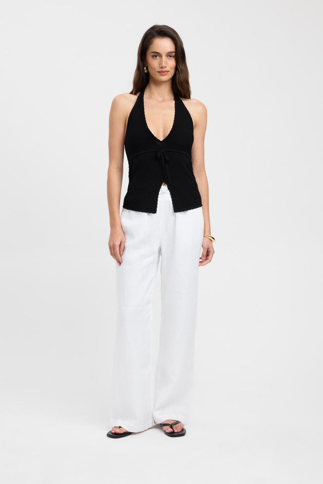 product Daisy Tank Top Kookai Fitted Plungeneck Sleeveless Womens-Blouse