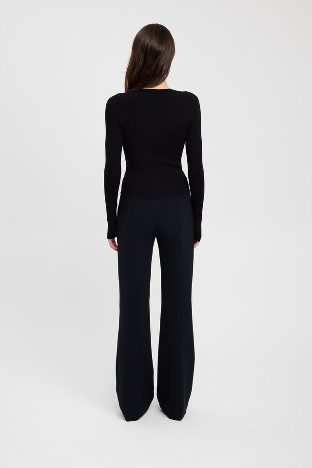 back Lola Cardigan Kookai Oversized Highneck Long sleeve Womens-Blouse