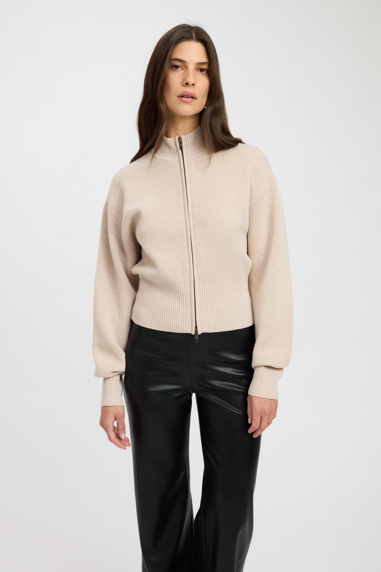 トップス KANDA BIIKI COTTON ROLL ZIP CARDIGAN Dalton Zip Cardigan – KOOKAÏ CH