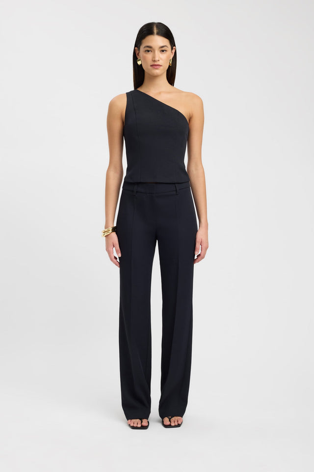 front Ariel Suit Pant Kookai Regular High-rise black womens-regular-pants