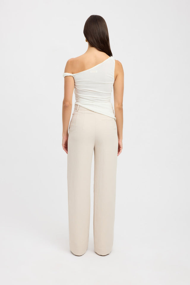 product Bolt Twist Top Kookai Relaxed Roundneck Sleeveless Womens-Blouse