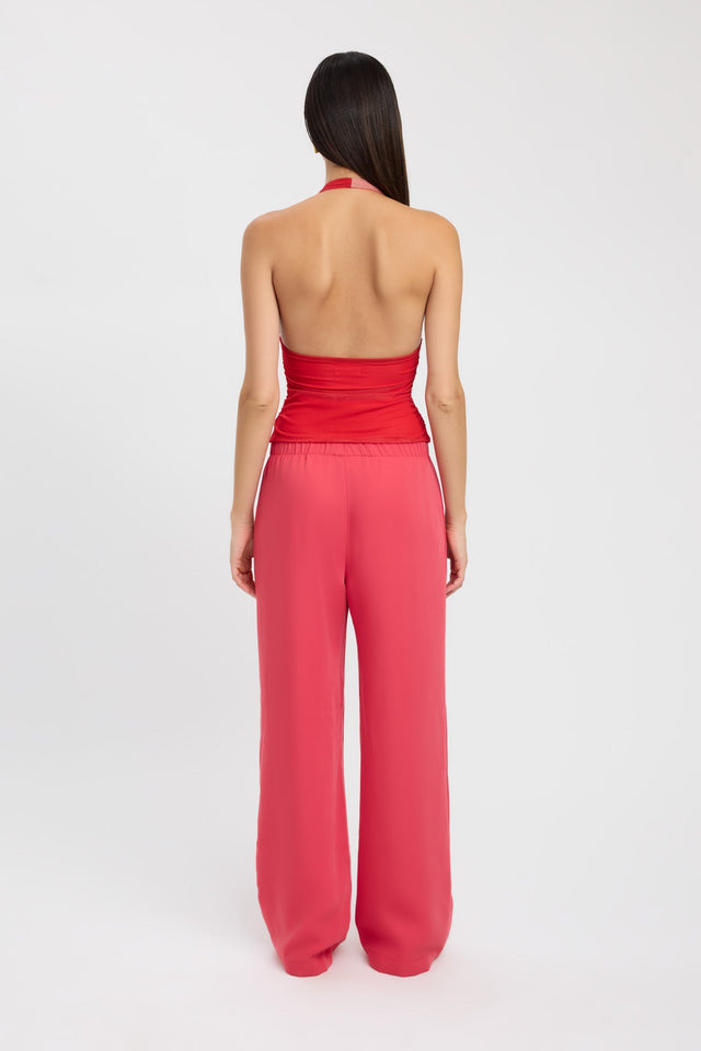 back Flora Tank Kookai Fitted V-neck Sleeveless Womens-Blouse