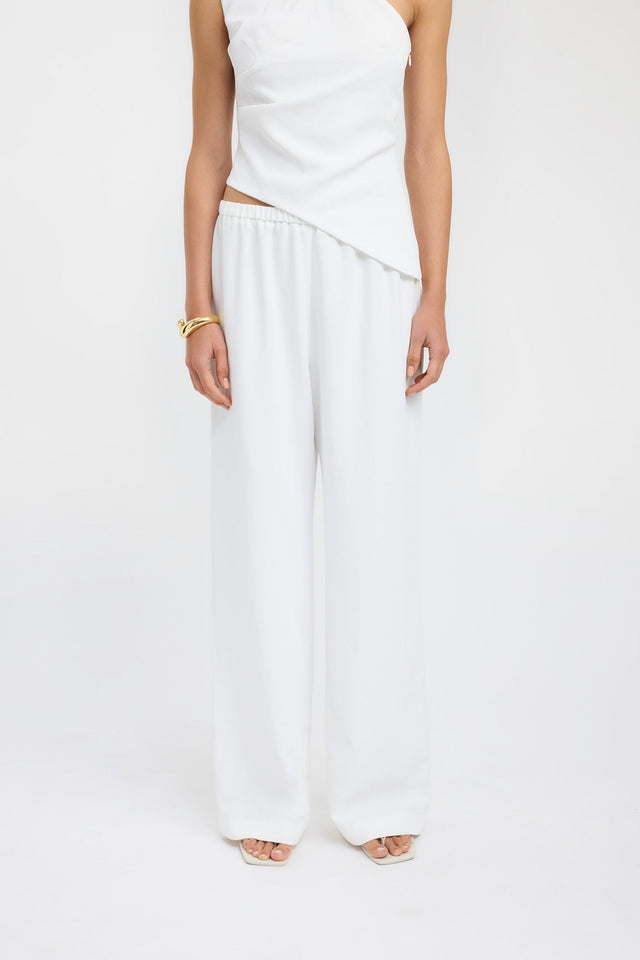 side Opal Wide Leg Pant Kookai Wide-leg High-rise white womens-regular-pants