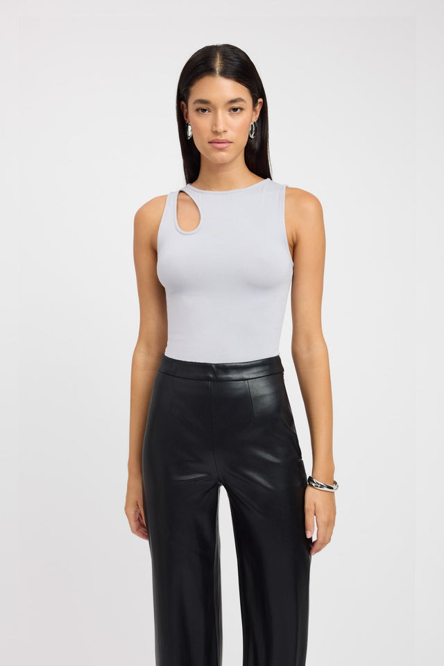 product Cindy Tank Kookai Fitted Boatneck Sleeveless Womens-Blouse