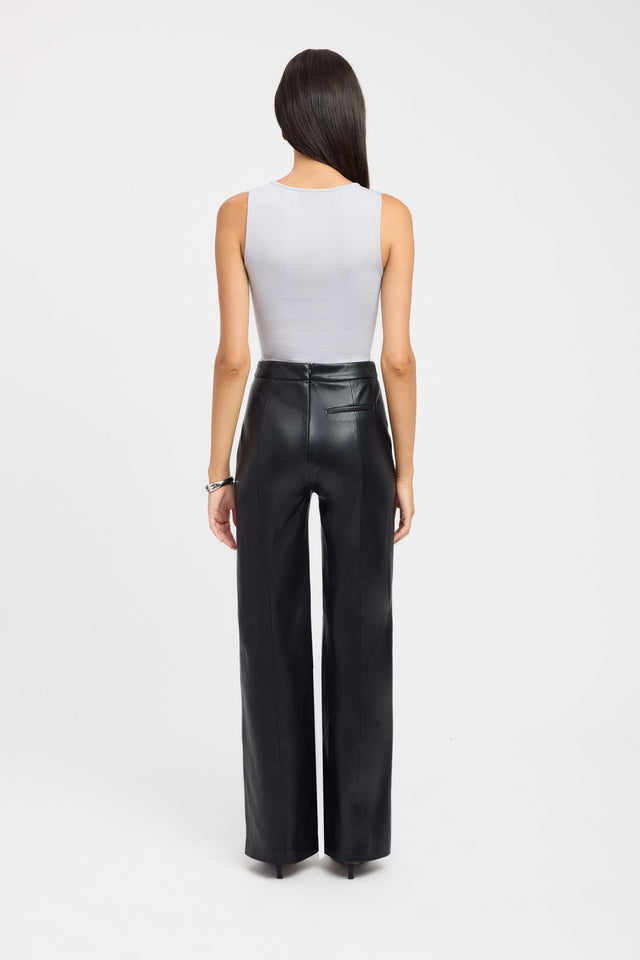 front Cindy Tank Kookai Fitted Boatneck Sleeveless Womens-Blouse