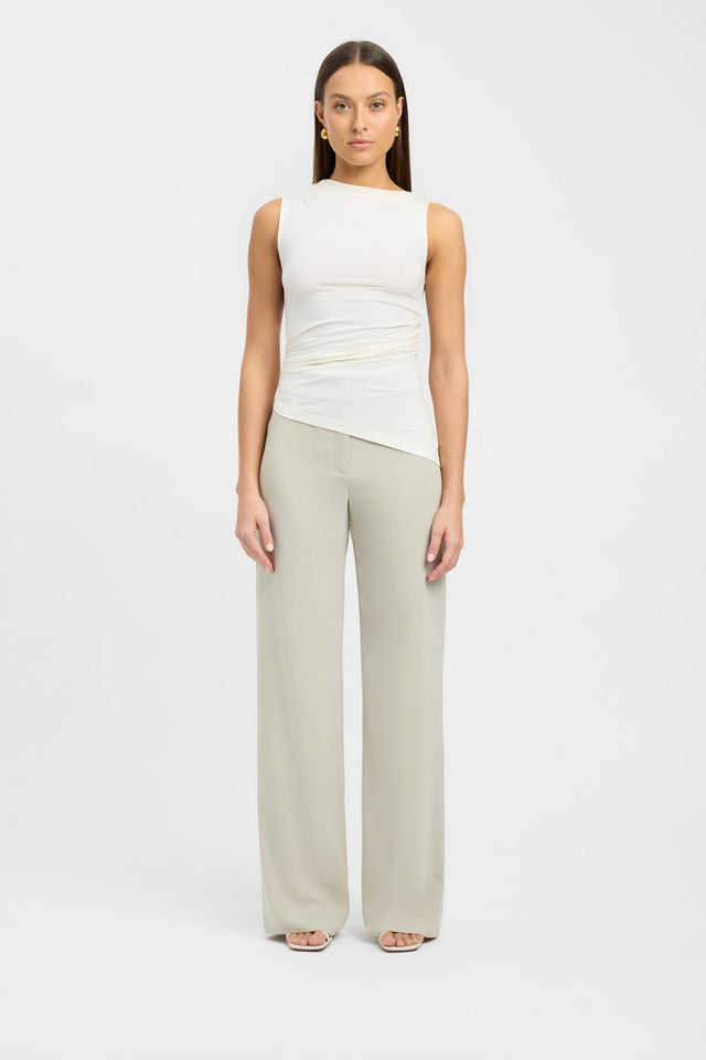 Alannah Top Kookai Fitted Thick strap Boat white womens-singlets