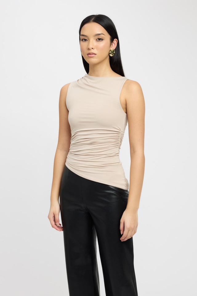 product Alannah Top Kookai Fitted Highneck Sleeveless Womens-Blouse