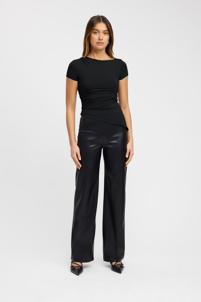 Alannah Tee Kookai Fitted Boatneck Short sleeves Womens-Blouse