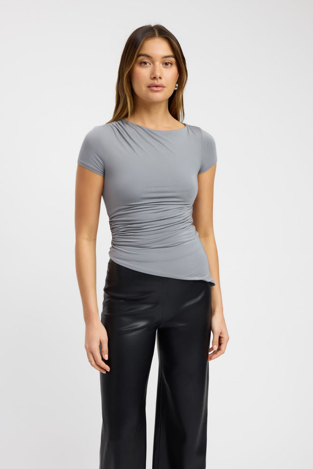 product Alannah Tee Kookai Fitted Boatneck Short sleeves Womens-Blouse