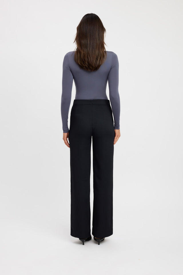 back Tahnee Bodysuit Kookai Scoop neck black womens-bodysuit