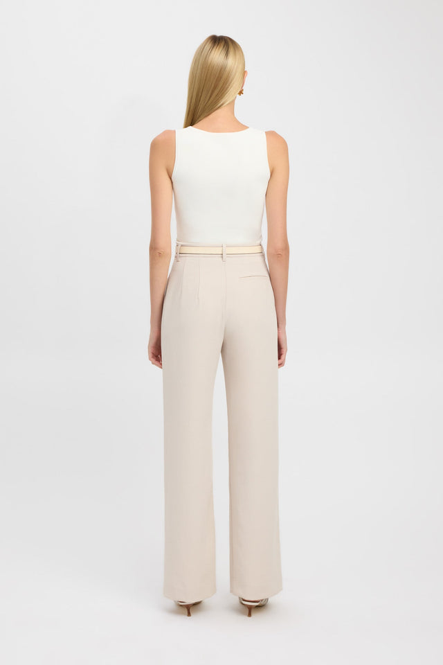 product Ariel Straight Leg Pant Kookai Wide-leg Mid-rise white womens-regular-pants