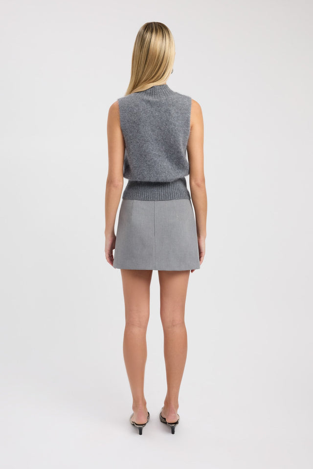 back Geneva Tank Kookai Relaxed Strapless High-neck white womens-singlets