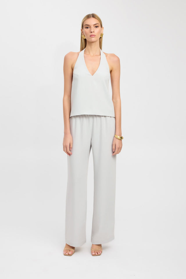 side Maria Elastic Pant Kookai Wide-leg High-rise white womens-regular-pants