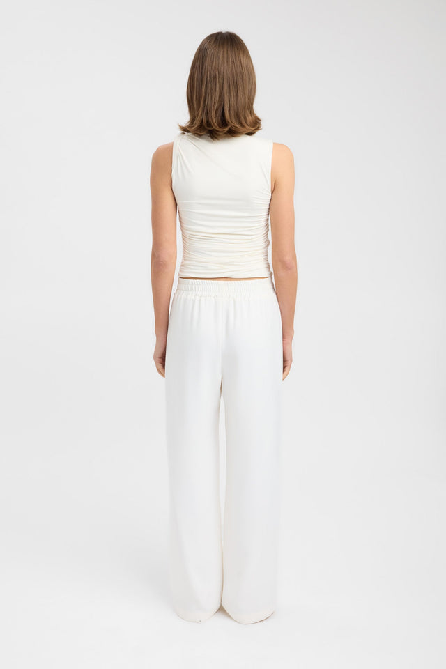 Ziah Top Kookai Fitted Highneck Sleeveless Womens-Blouse