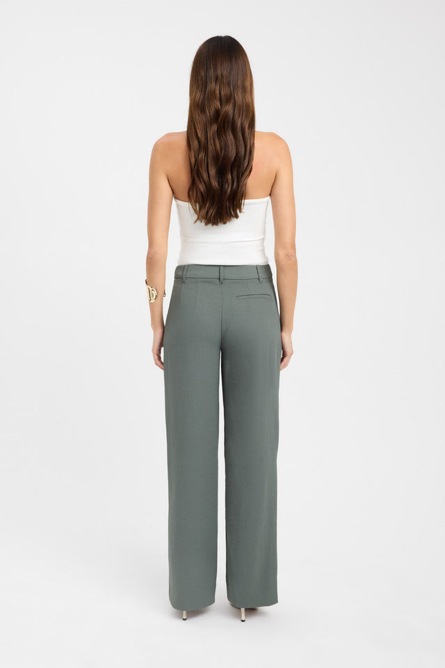 back Ariel Low Rise Pant Kookai relaxed Low-rise darkblue womens-regular-pants 