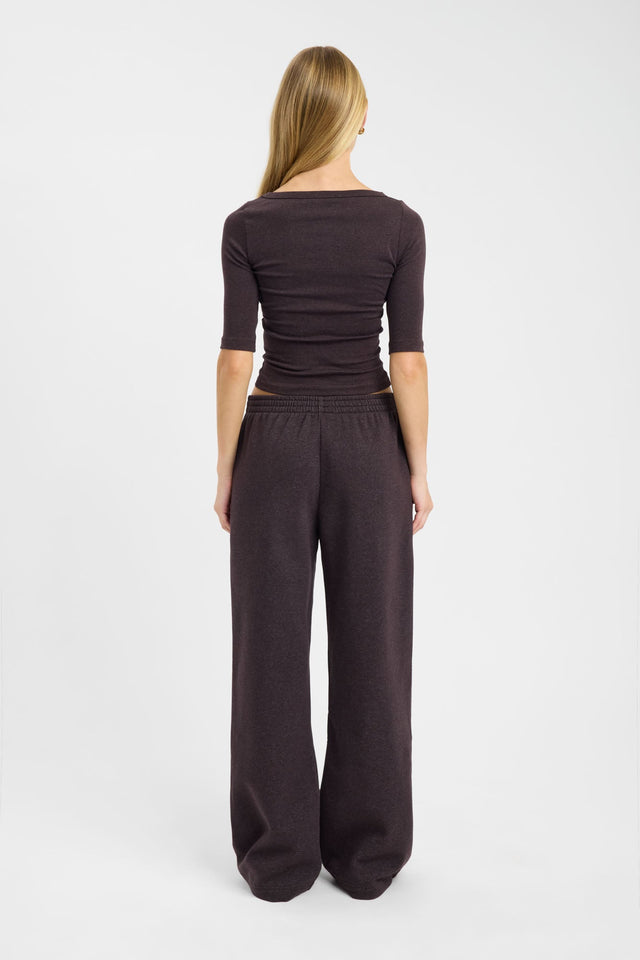 back Brushed Tate Pant Kookai Wide-leg High-rise womens-regular-pants 