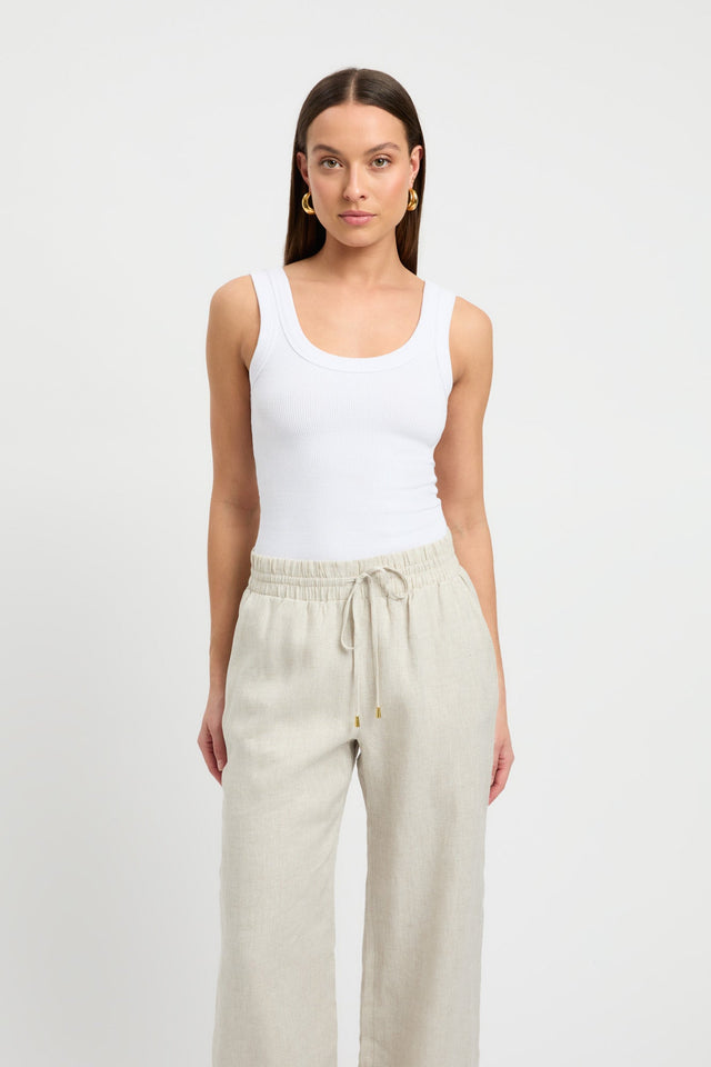 product Romeo Tank Kookai Relaxed Thick strap white womens-singlets 