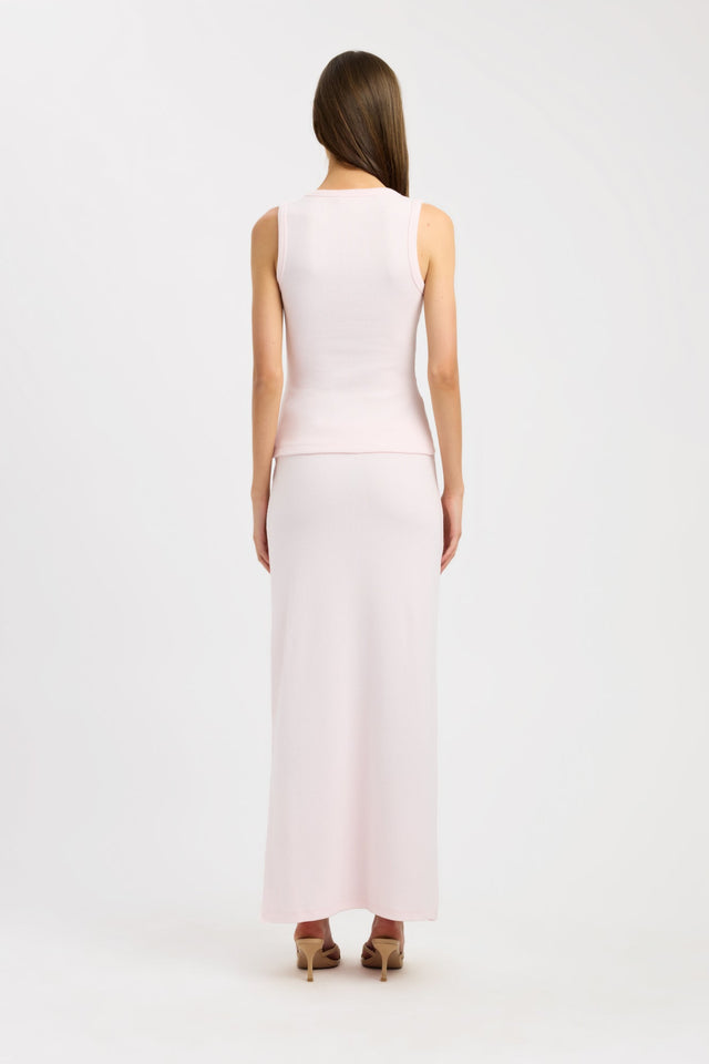 back Bec Button Tank Kookai Fitted Roundneck Sleeveless Womens-Blouse 