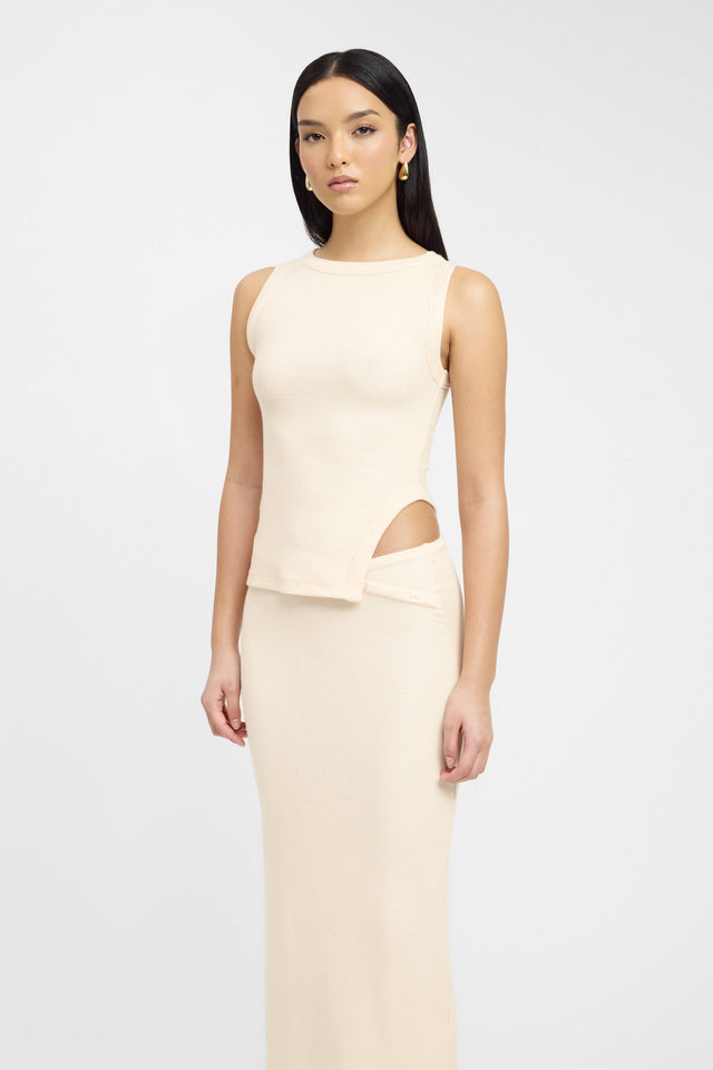 product Jett Top Kookai Relaxed Thick strap white womens-singlets 