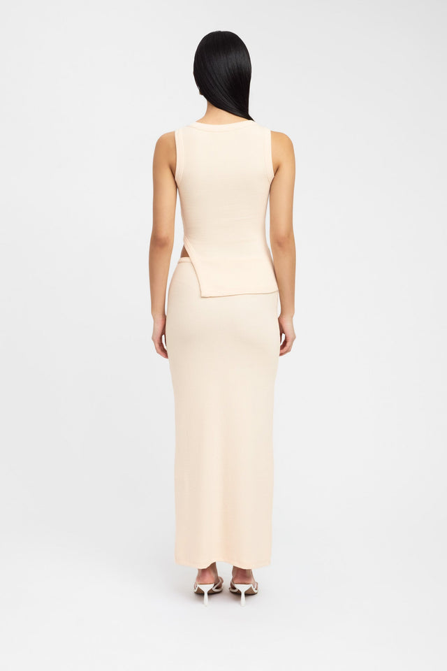 front Jett Top Kookai Relaxed Thick strap white womens-singlets 