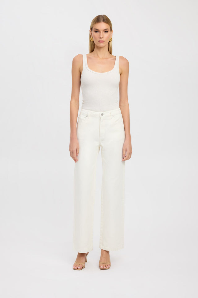 product Freya Tank Kookai Fitted Scoopneck Sleeveless Womens-Blouse 