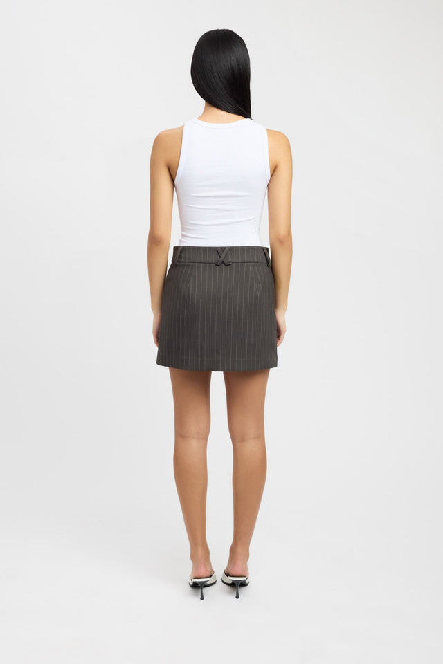 front Chloe Tank Kookai Relaxed Thick strap white womens-singlets 