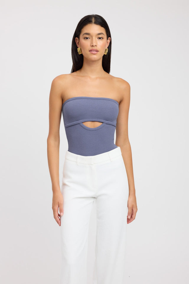 product Jade Tank Kookai Fitted Strapless white womens-singlets 