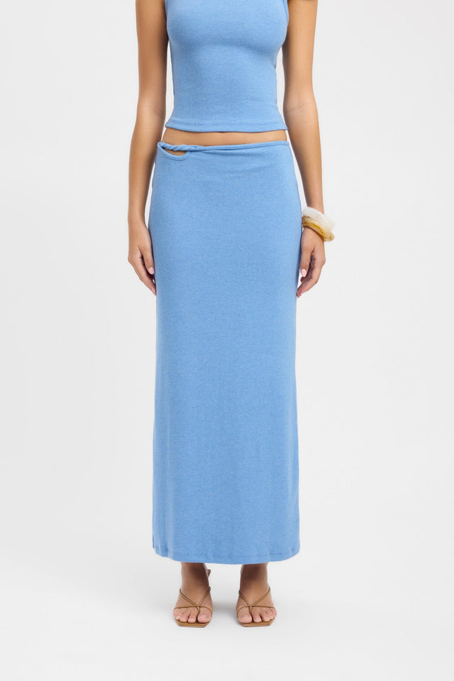 front Finn Skirt Kookai Straight Maxi womens-skirts 