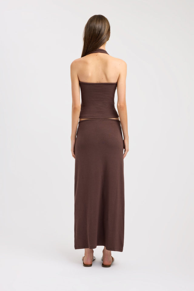 back Casper Tank Kookai Fitted Scoopneck Sleeveless Womens-Blouse 