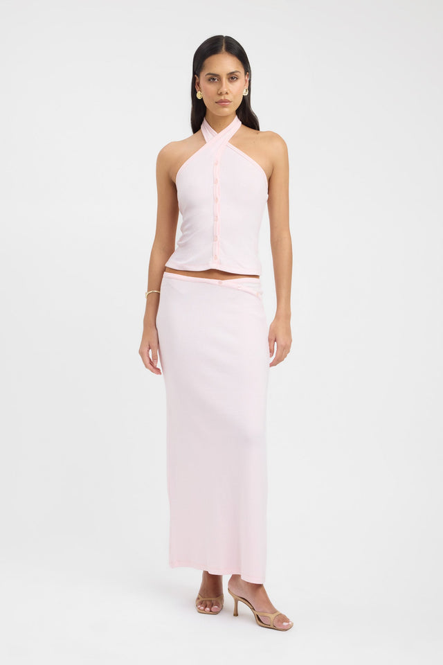 side Sulli Tank Kookai Fitted Strapless womens-singlets 