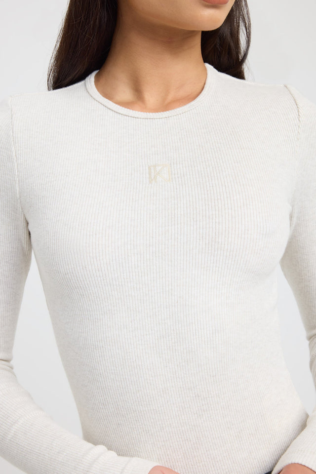 Monogram Long Sleeve Top