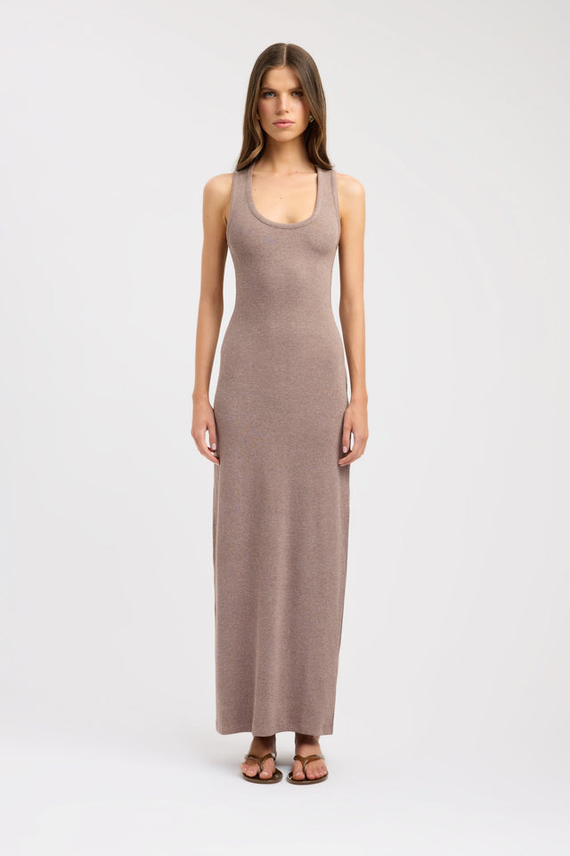 front Cammy Maxi Dress Kookai Bodycon Maxi Fitted Scoopneck womens-dresses 