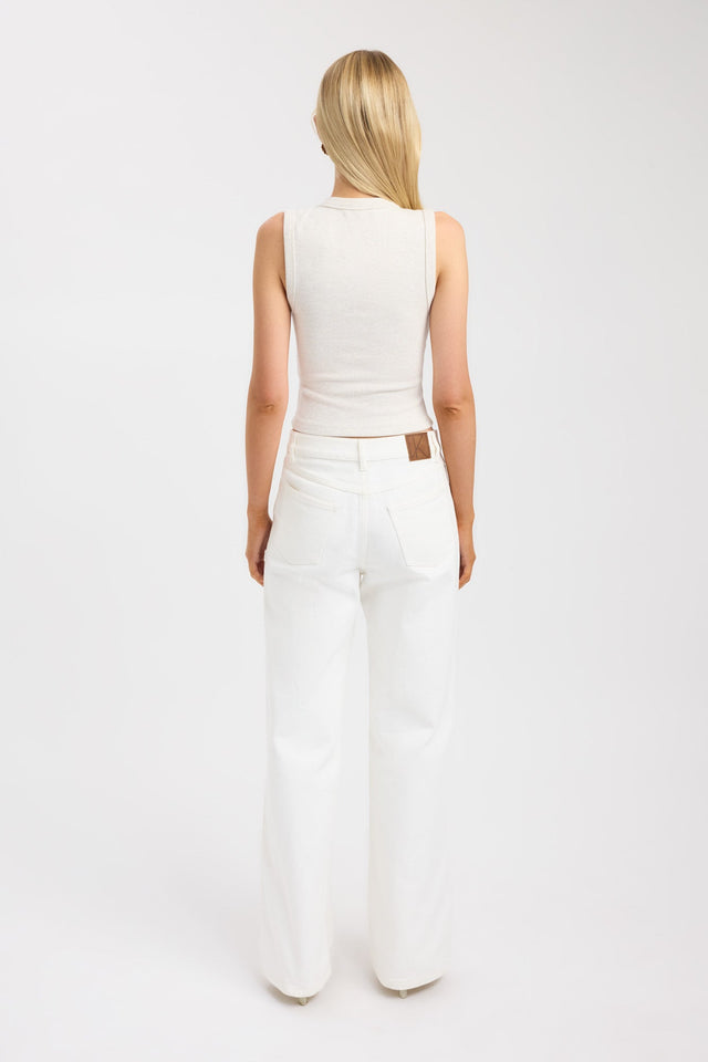 back Camila Scoop Tank Kookai Fitted Scoop womens-singlets 
