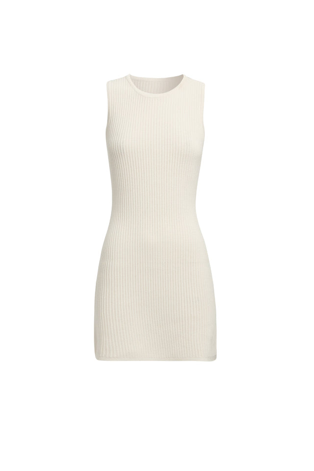product Cairo Mini Dress Kookai Straight Mini Fitted Highneck white womens-dresses 