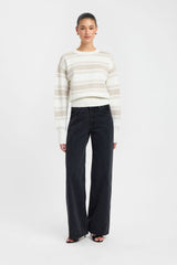 Dalton Stripe Crew Jumper