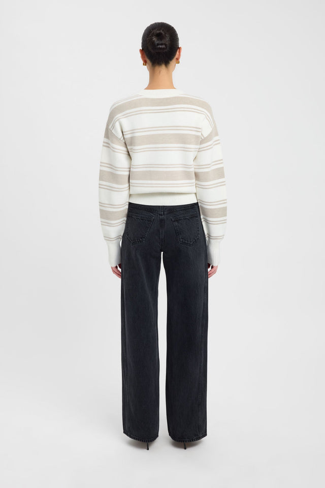 Dalton Stripe Crew Jumper