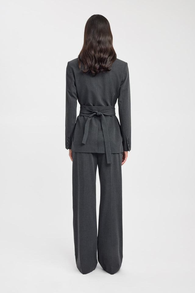 back Dallas Blazer Kookai Long sleeve Blazer Full length brown womens-coats-and-jackets 