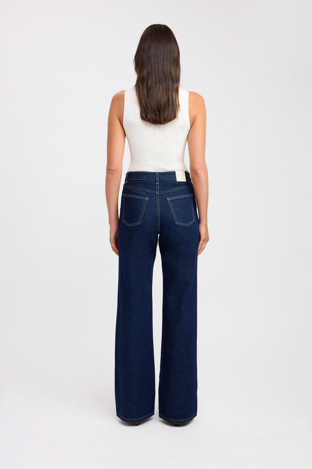 back Ezra Jean Kookai Regular High-rise white womens-regular-pants 