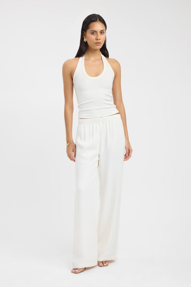 side Hadley Tank Kookai Fitted Scoopneck Sleeveless Womens-Blouse 