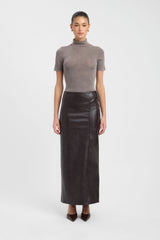 Heavy Phoenix Belted Maxi Skirt