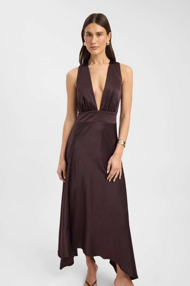Palermo Plunge Maxi Dress