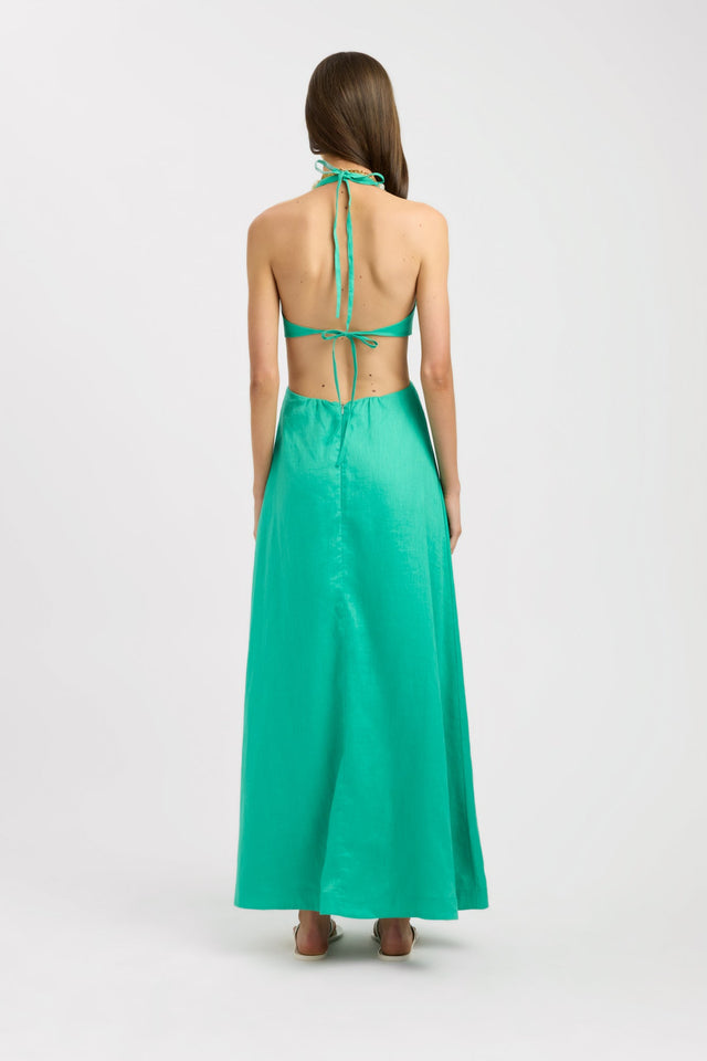 Tahiti Cut Out Halter Dress