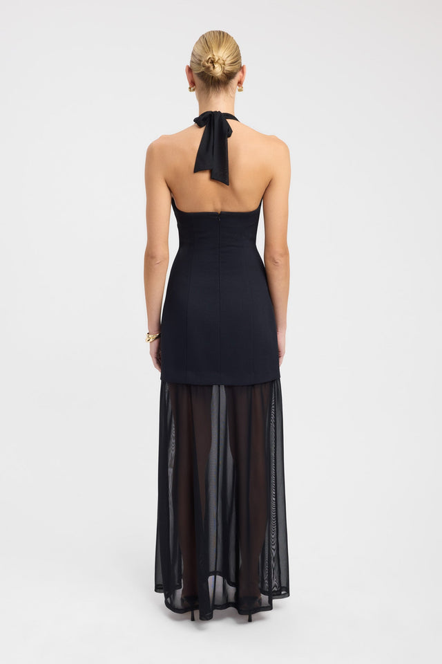 Oyster Mesh Maxi Dress