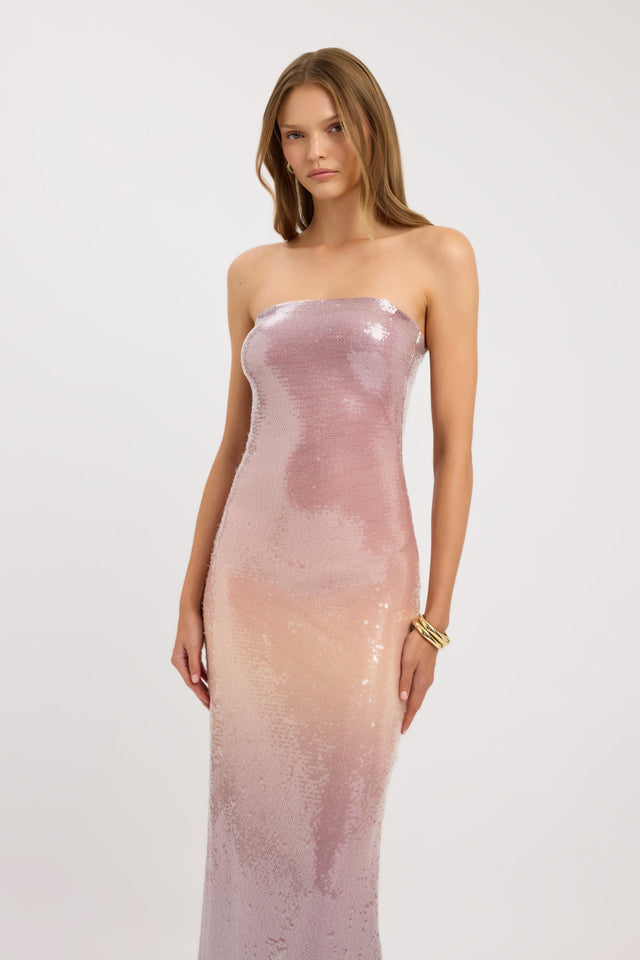 Limy Strapless Maxi Dress